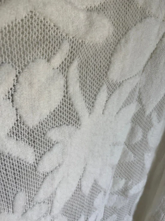 Anthropologie Akemi + Kin Women's Open Front Knit Poncho Shrug Cream One Size - Picture 8 of 8